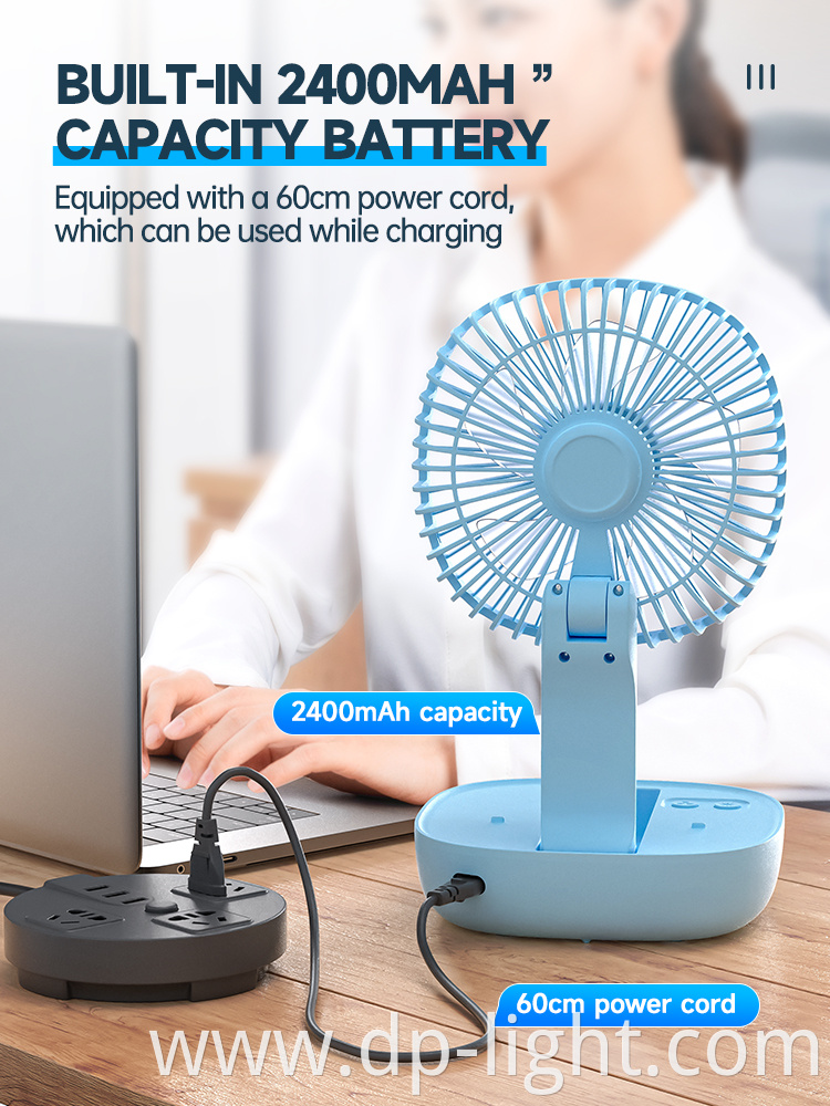 Table Foldable Standing Fan